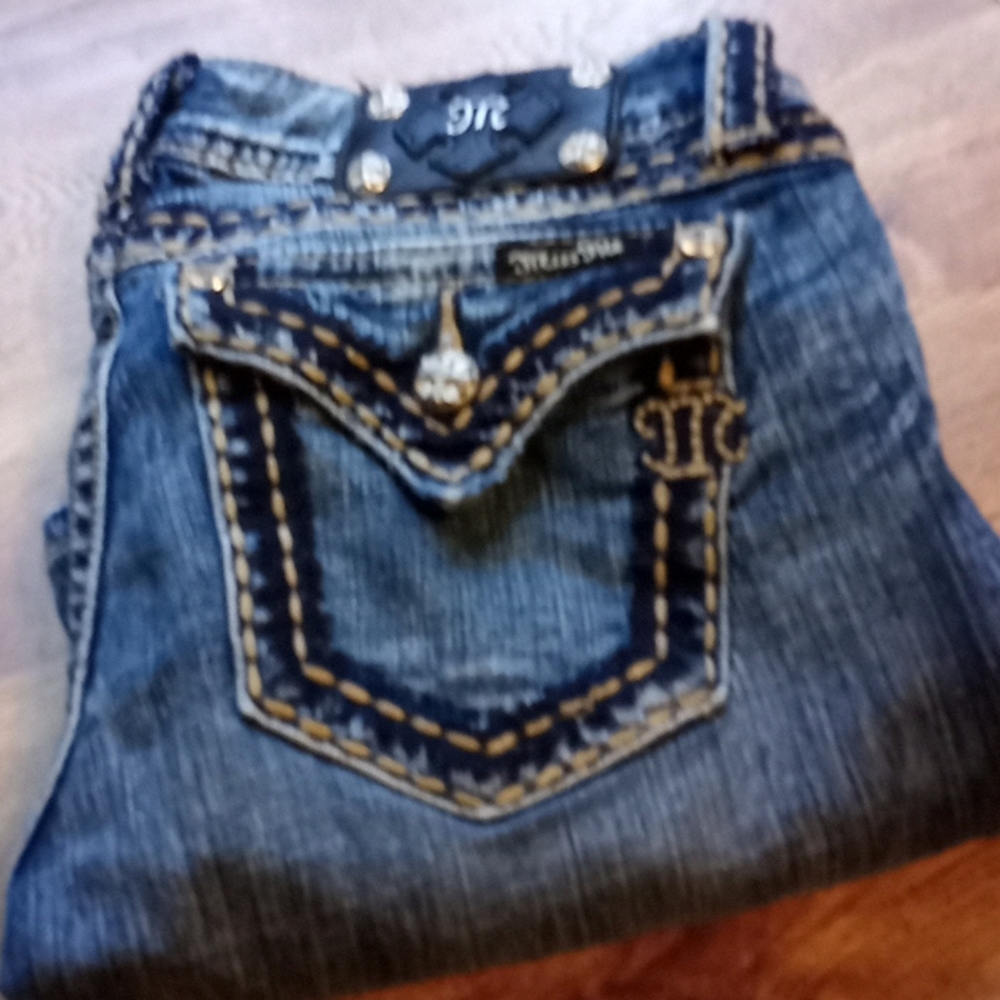 Used Miss Me blue jeans